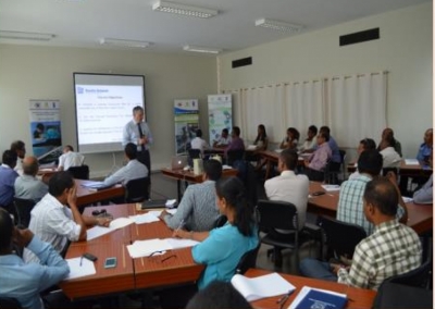 Parceria com o Instituto Indiano de Tecnologia, Madras, para abordar os impactos das mudanças climáticas na costa da ilha Maurícia, através da capacitação no campo da engenharia costeira