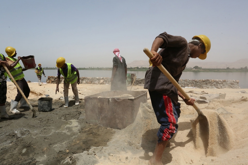 Greening Construction Sector in Egypt: Industrial Application of Slag from Iron and Steel Industry in Road Construction